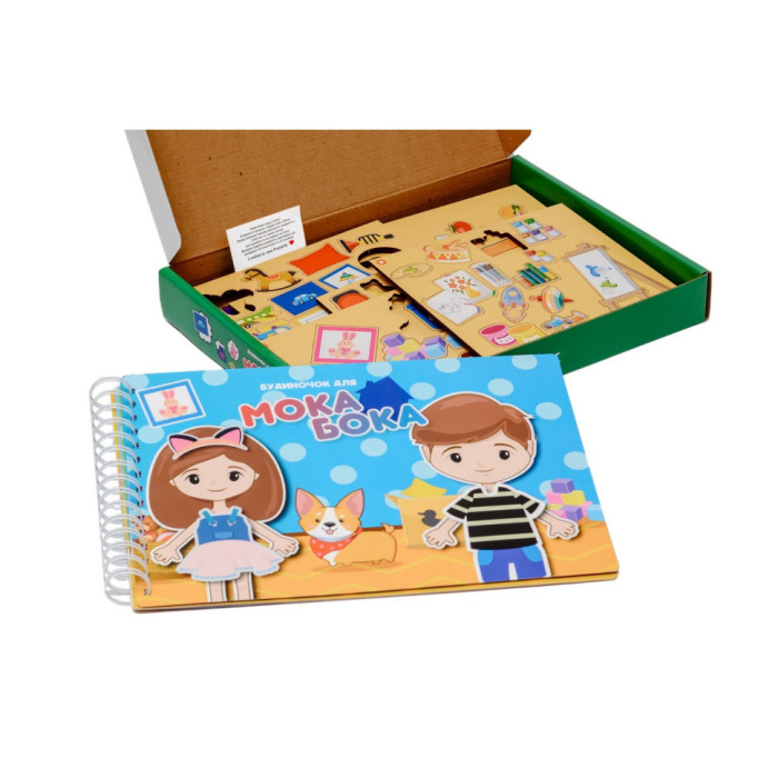 Розвиваюча іграшка "Мока Бока Будиночок" Puz-88892, 103 деталі PuzzleOK