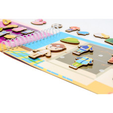 Розвиваюча іграшка "Мока Бока Будиночок" Puz-88892, 103 деталі PuzzleOK