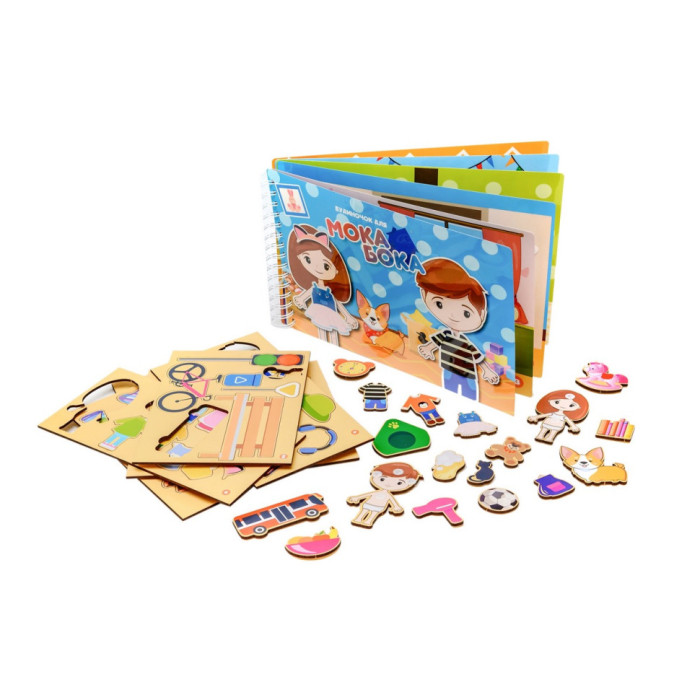 Розвиваюча іграшка "Мока Бока Будиночок" Puz-88892, 103 деталі PuzzleOK