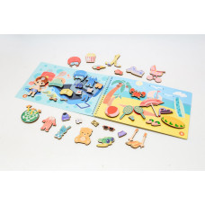 Розвиваюча іграшка "Мока Бока Відпочинок" Puz-88893, 59 деталей PuzzleOK
