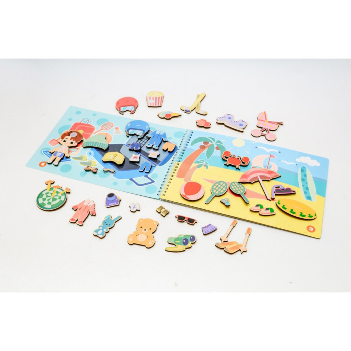 Розвиваюча іграшка "Мока Бока Відпочинок" Puz-88893, 59 деталей PuzzleOK