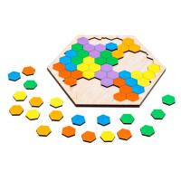 Настільна розвиваюча гра-пазл "Шестикутник"Арт-22079, 20 елементів PuzzleOK