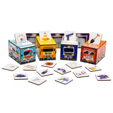 Дитячий Сортер Монтессорі "Машинки" Puz-87873 PuzzleOK