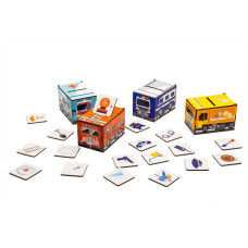 Дитячий Сортер Монтессорі "Машинки" Puz-87873 PuzzleOK