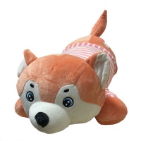 Дитяча м'яка іграшка "Собачка" L1124(Peach) іграшка з пледом, розмір 60 см Bambi