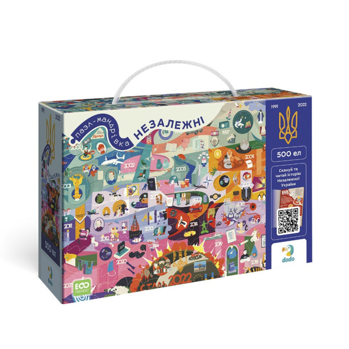 Пазл класичний "Незалежні" 300596, 500 елементів DoDo Toys