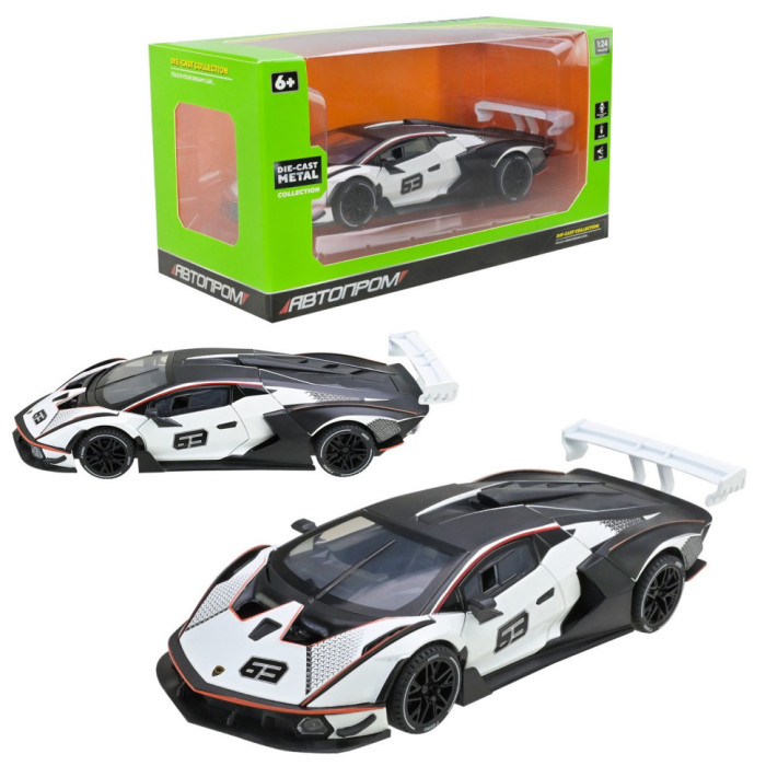 Модель автомобіля "Lamborghini" AP7700(White) масштаб 1:24 АвтоПром