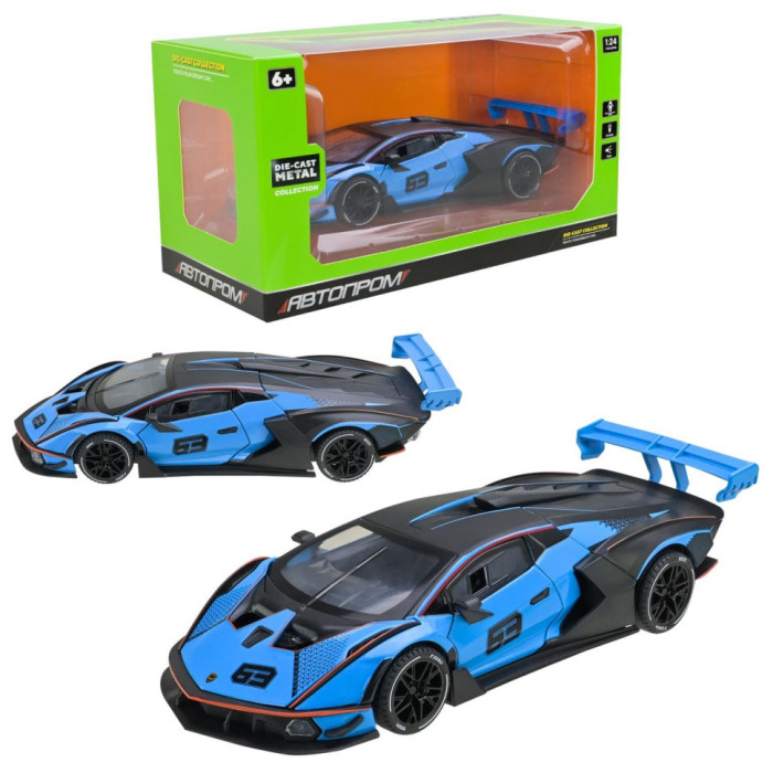 Модель автомобіля "Lamborghini" AP7700(Blue) масштаб 1:24 АвтоПром