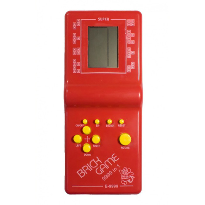 Інтерактивна іграшка Тетріс Е 9999(Red) 9999 ігор, червоний Bambi