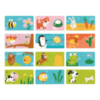 Дитячий пазл "Хто Що Їсть" DoDo 300118, 24 елемента DoDo Toys