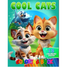 Розмальовка для дітей Cool Cats А05122407 формат А4 Jumbi