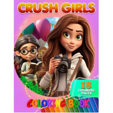 Розмальовка для дітей Crush Girls А05122408 формат А4 Jumbi