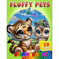 Розмальовка для дітей Fluffy Pets А05122410 формат А4 Jumbi