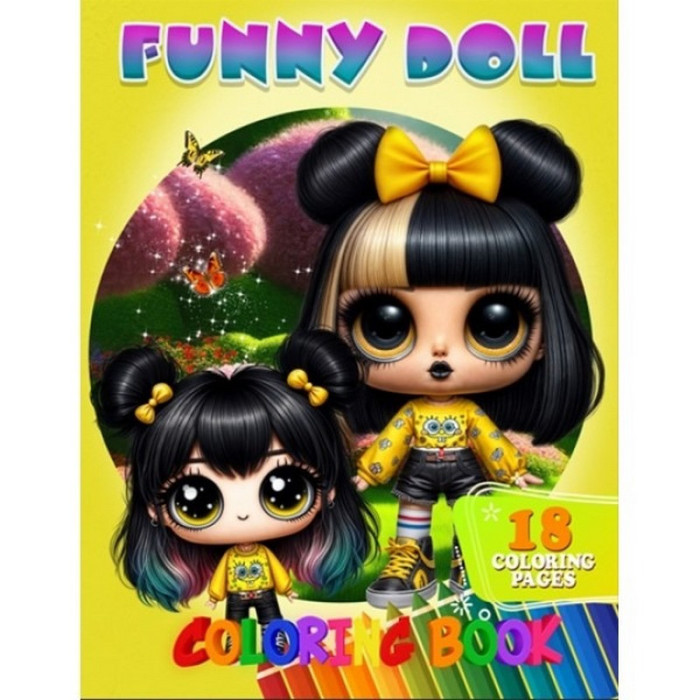Розмальовка для дітей Funny Doll А05122405 формат А4 Jumbi