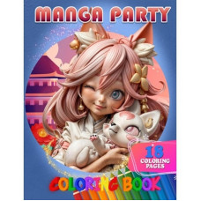 Розмальовка для дітей Manga Party А05122412 формат А4 Jumbi