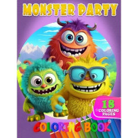 Розмальовка для дітей Monster Party А05122406 формат А4 Jumbi