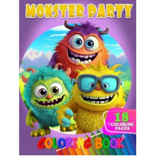 Розмальовка для дітей Monster Party А05122406 формат А4 Jumbi