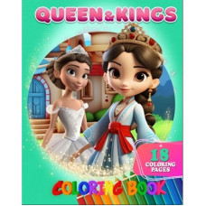 Розмальовка для дітей Queen&Kings А05122402 формат А4 Jumbi