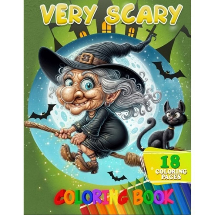 Розмальовка для дітей Very Scary А05122404 формат А4 Jumbi