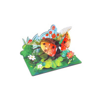 Дерев'яний пазл 3D "Ladybug" 68036W 49 деталей Bambi