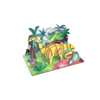 Дерев'яний пазл 3D "Diplodocus" 68043W 35 деталей Bambi