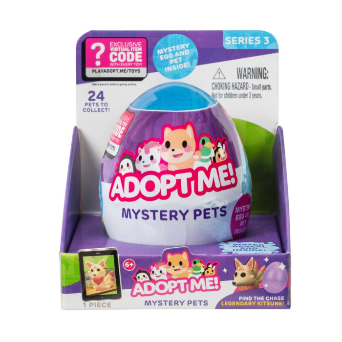 Іграшка-сюрприз у яйці "S3 - КАЗКОВІ Тварини" Adopt Me! AME0012 в асортименті Adopt ME!