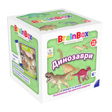 Карткова гра Brainbox "Динозаври" Yago BZZBRDI02UA 55 карток 1 гральний кубик YaGo