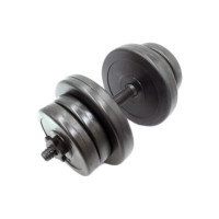 Гантель складальна композитна в пластиковій оболонці Rock pro 11 кг NE-PL-G-011 Newt