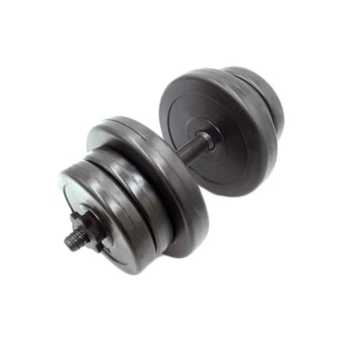 Гантель складальна композитна в пластиковій оболонці Rock pro 11 кг NE-PL-G-011 Newt