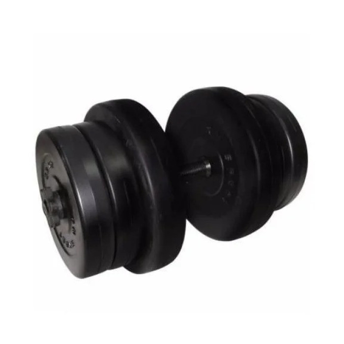 Гантель складальна композитна в пластиковій оболонці Rock pro 20,5 кг NE-PL-G-020 Newt