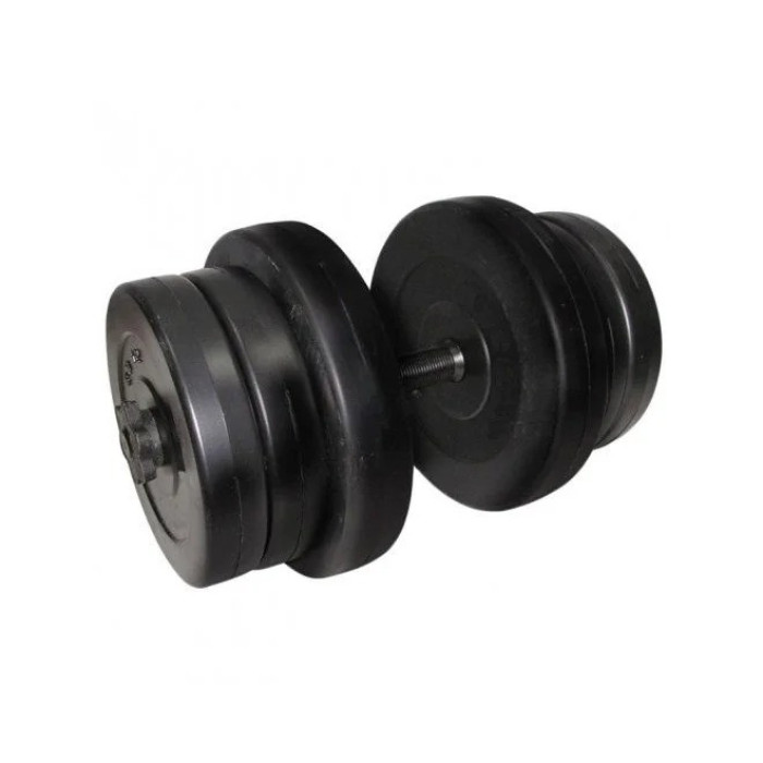 Гантель складальна композитна в пластиковій оболонці Rock pro 25,5 кг NE-PL-G-025 Newt