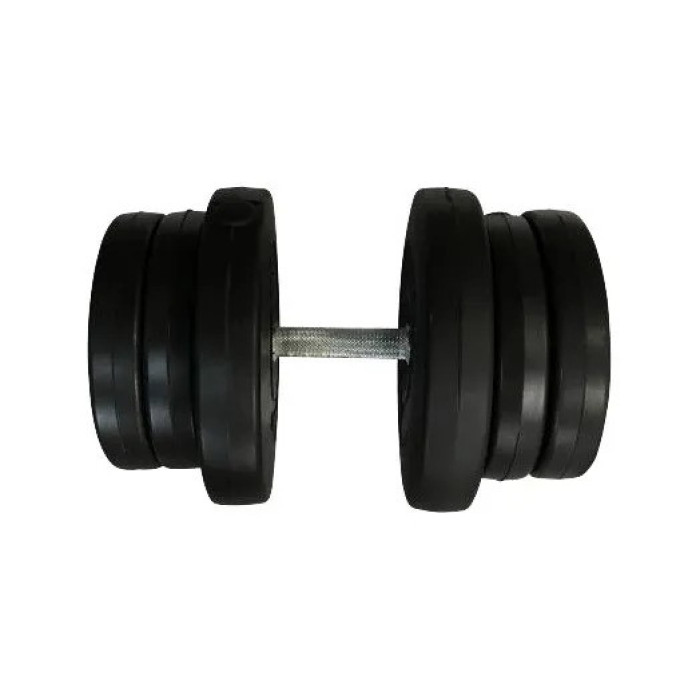 Гантель складальна композитна в пластиковій оболонці Rock Pro-R 21,5 кг NE-PL-R-021 Newt