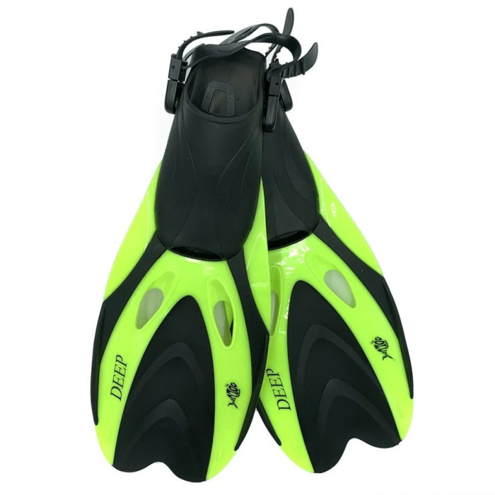 Ласти з відкритою п'ятою DLV Deep NE-66-43-46-Y розмір L/XL 43-46 салатові Newt