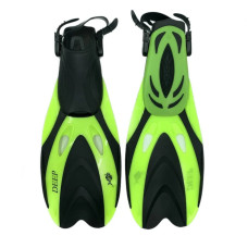 Ласти з відкритою п'ятою DLV Deep NE-66-43-46-Y розмір L/XL 43-46 салатові Newt