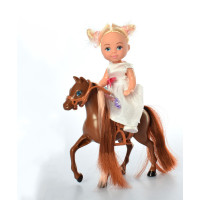 Лялька типу Барбі малятко на поні DEFA 8410, 3 види  Коричневий Bambi