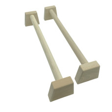 Паралетси, упори для віджимання дерев'яні Wood Gym Push Up NE-WD-60 з бука 50 см 2 шт Newt