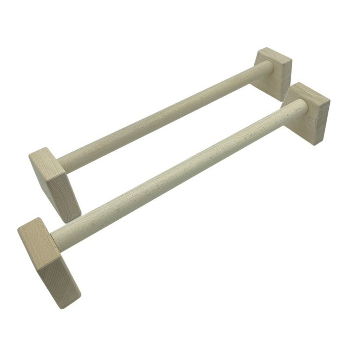 Паралетси, упори для віджимання дерев'яні Wood Gym Push Up NE-WD-60 з бука 50 см 2 шт Newt