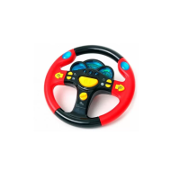 Дитяче ігрове кермо 7044  укр. мовою  Червоний Joy Toy