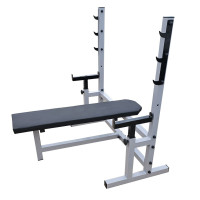 Професійна лавка для жиму "Profigym" NE-SK-60 зі стійками до 300 кг Newt