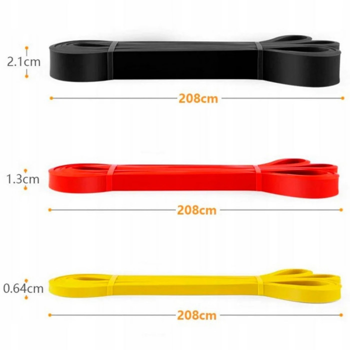 Гумові петлі для тренувань "Pro Loop Bands" NE-SET-451 3шт Newt