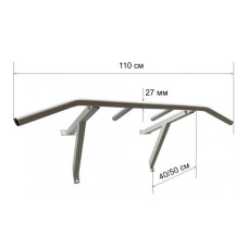 Турнік настінний Wide Pro білий NE-TR-16W Newt