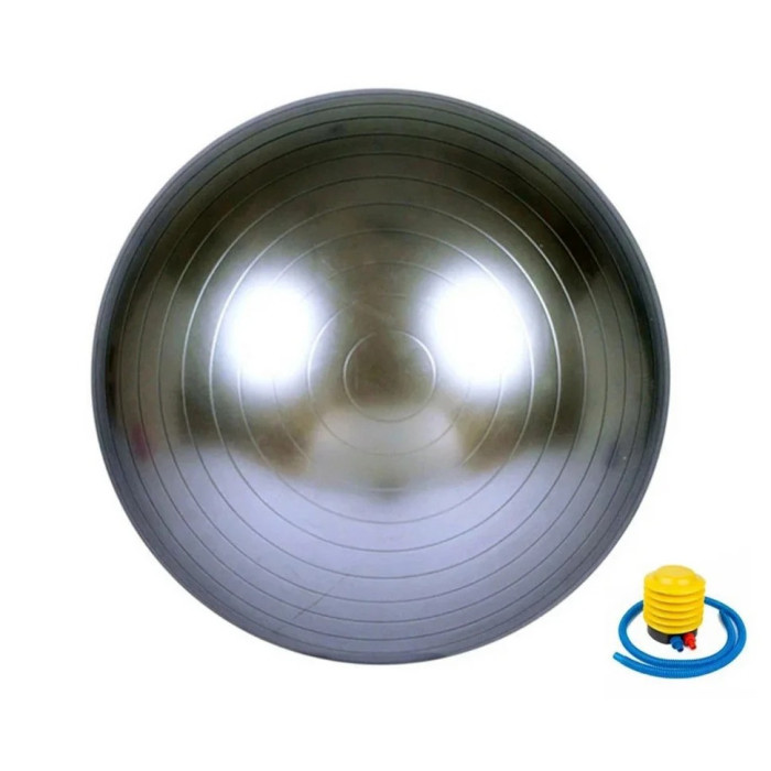 М'яч для фітнесу (фітбол) "HMS" 487-626-3-G з насосом 85 см Newt