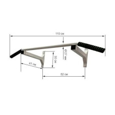 Турнік настінний Wide білий NE-TR-15W Newt