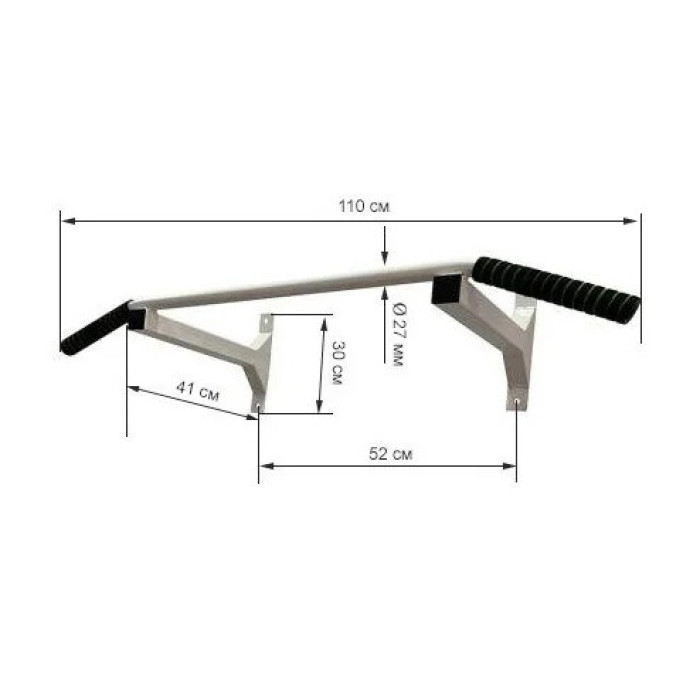 Турнік настінний Wide білий NE-TR-15W Newt