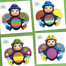 Розвиваючий пазл-вкладиш "Сонечко емоції" (ПСД280) PSD280 Ubumblebees
