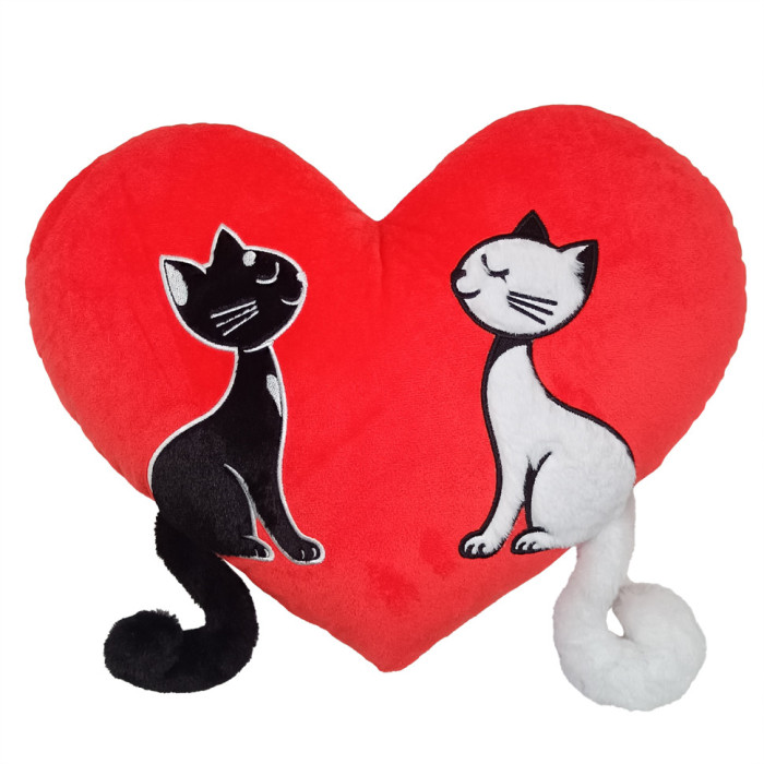 Подушка декоративна "Котики день та ніч" FWPCATSDAYNIG25RD WP Merchandise