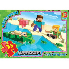 Дитячий пазл "Minecraft" MC791 плакат 35 елементів G-Toys