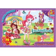 Дитячий пазл "Enchantimals" EA213 плакат 70 елементів G-Toys