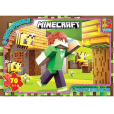 Дитячий пазл "Minecraft" MC800 плакат 70 елементів G-Toys