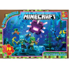 Дитячий пазл "Minecraft" MC802 плакат 70 елементів G-Toys